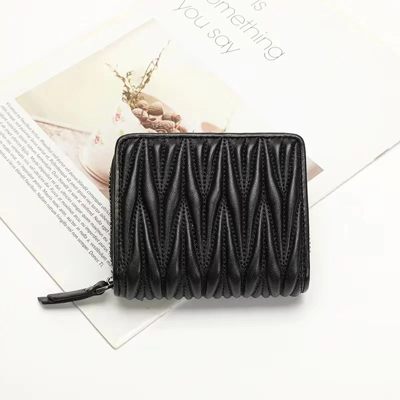 Women Bags Flipkart - Женский короткий кошелек из натуральной овечьей