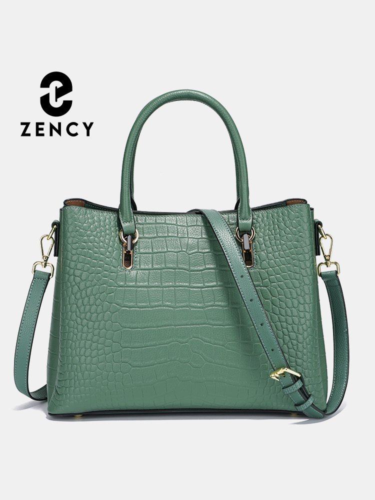 Women Bags Green - Женская сумка Zency из натуральной кожи