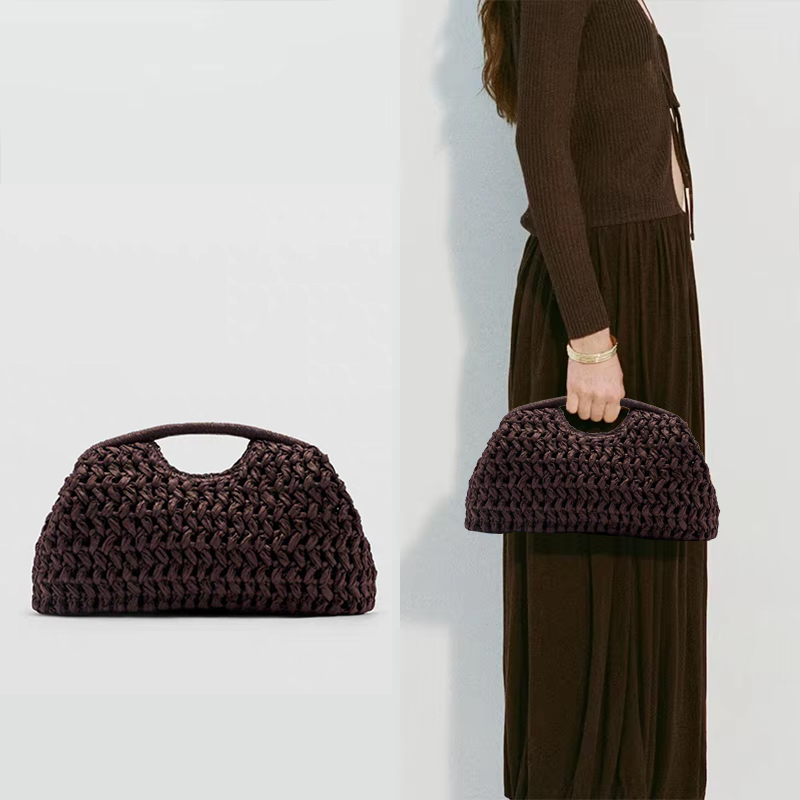 Women'S Bags Holiday - Винтажная тканая сумка, пляжная повседневная соломенная