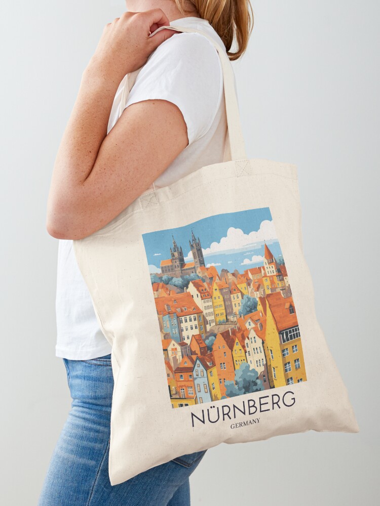 Women Bags Germany - Сумка-шоппер с принтом в стиле поп-арт