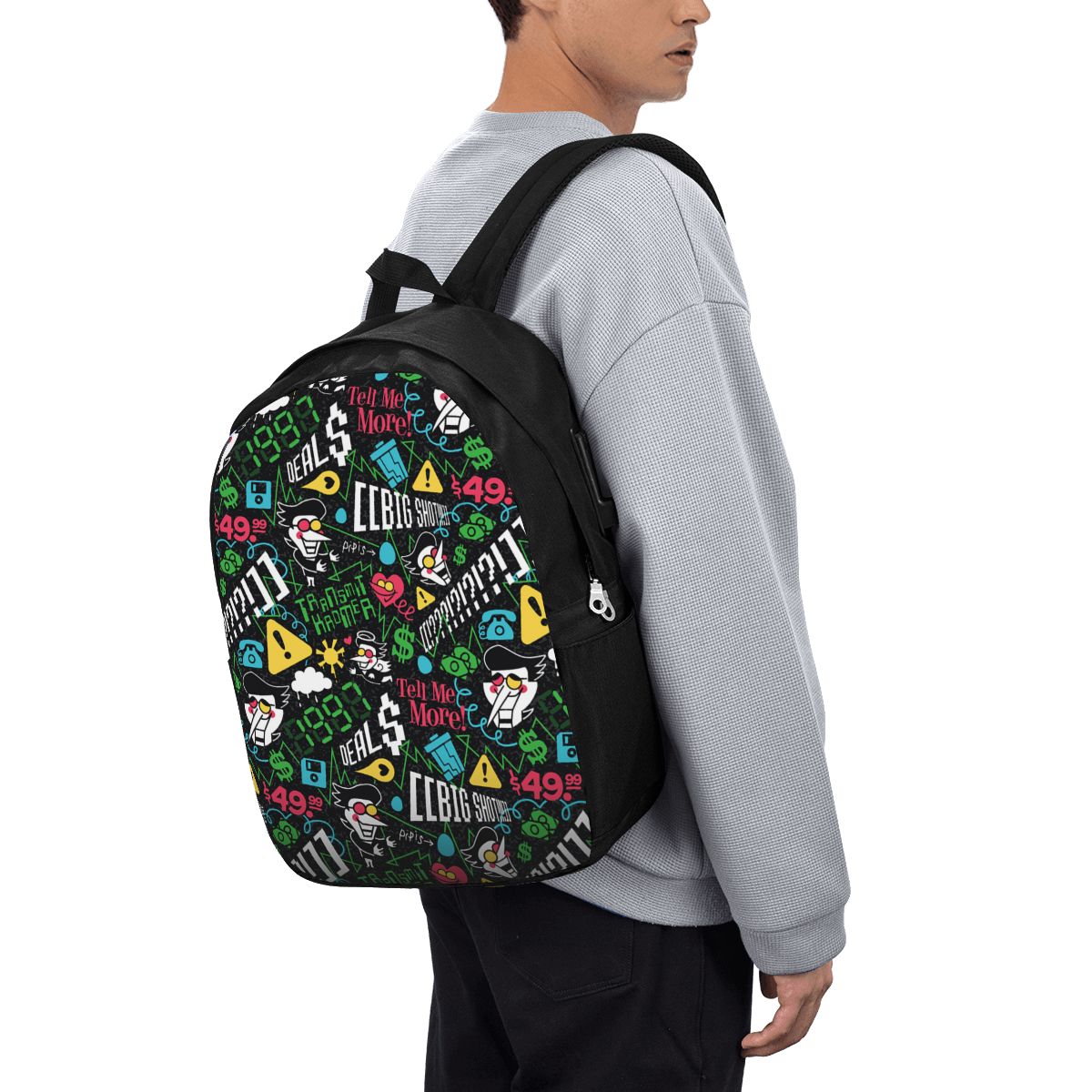 Women Bags For College - Рюкзак Deltarune SPAMTON G, дорожная сумка