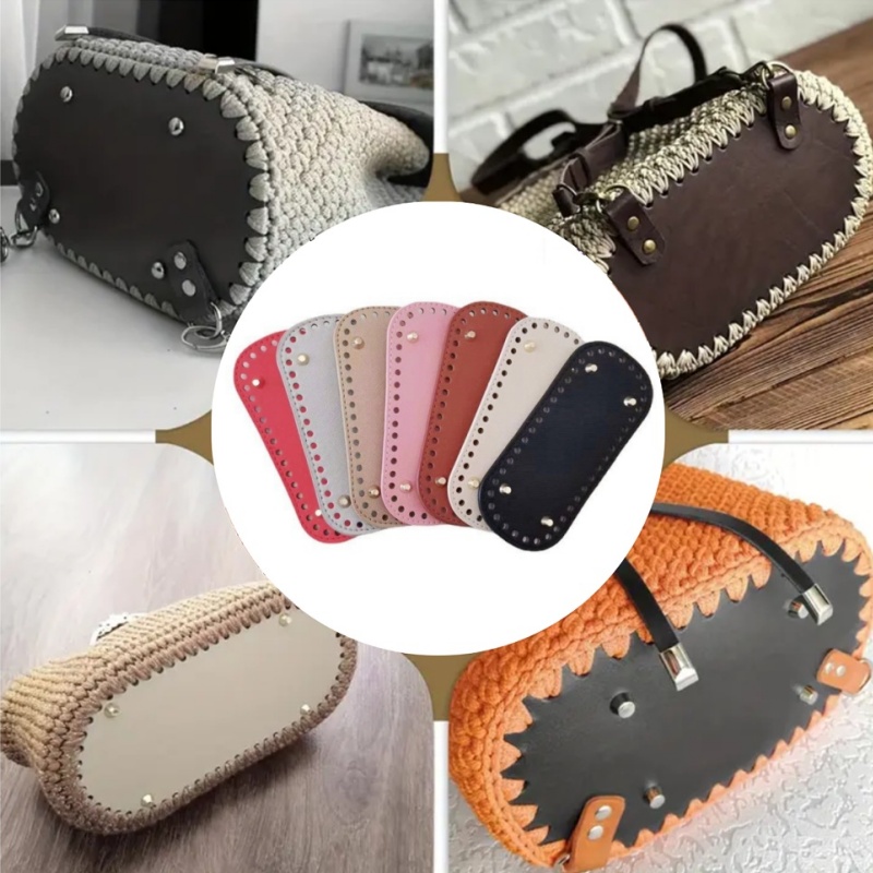Crochet Market Bag - Длинное дно 21,5x10 см для вязаной