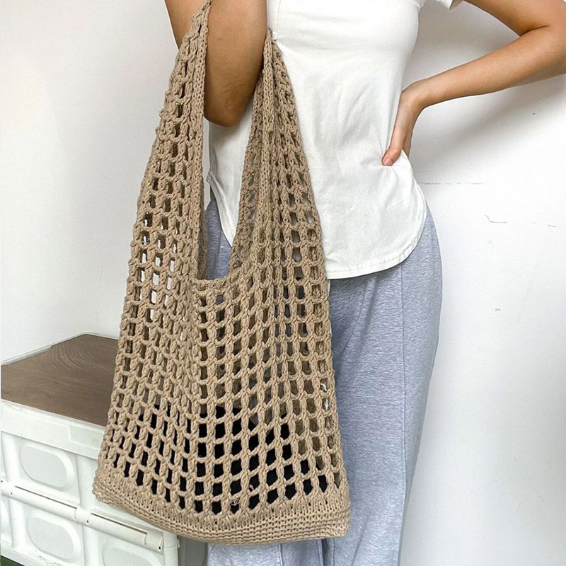 Crochet Market Bag - Модные вязаные крючком сумки для женщин,