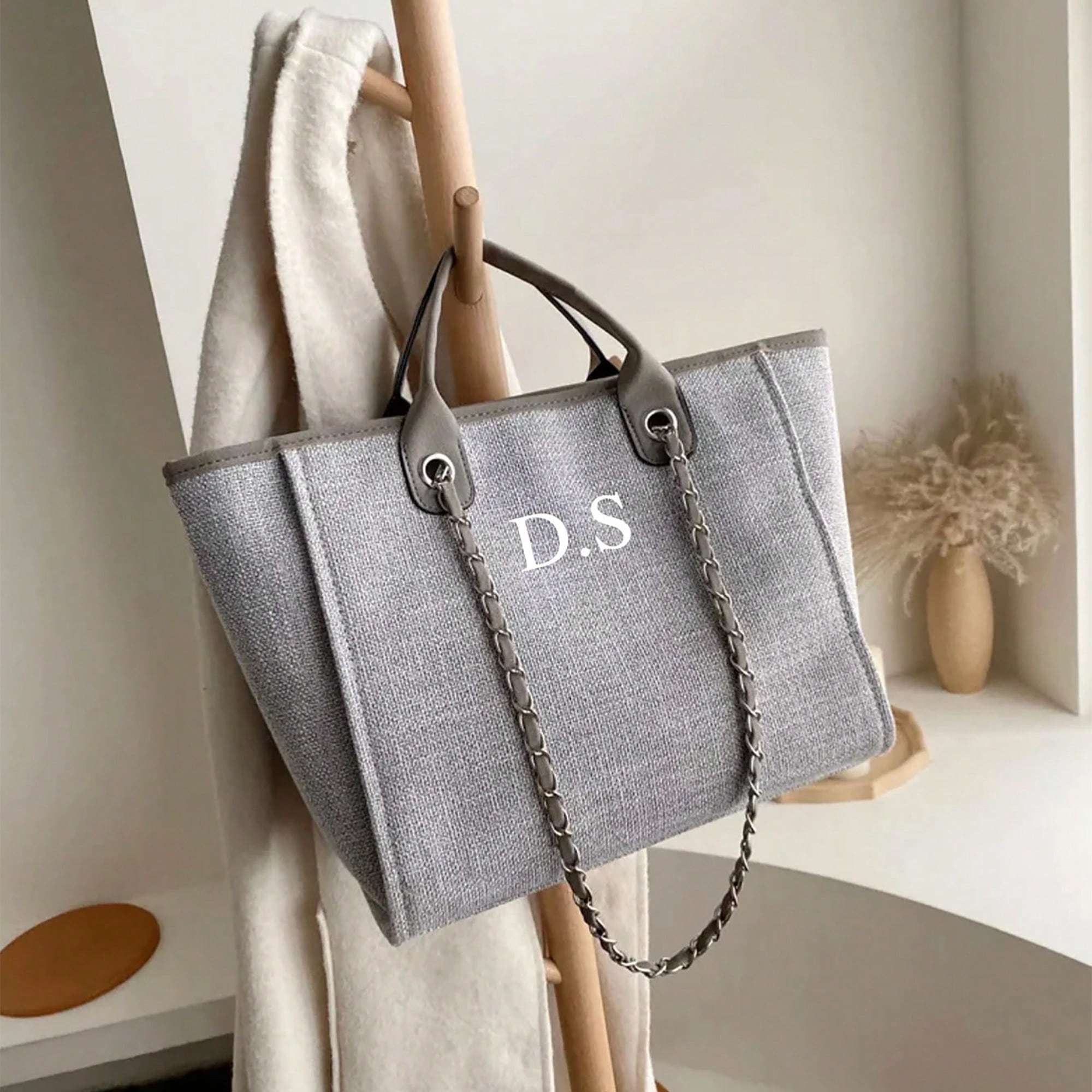 Women'S Tote Bags Designer - Персонализированная женская сумка-тоут с цепочкой в