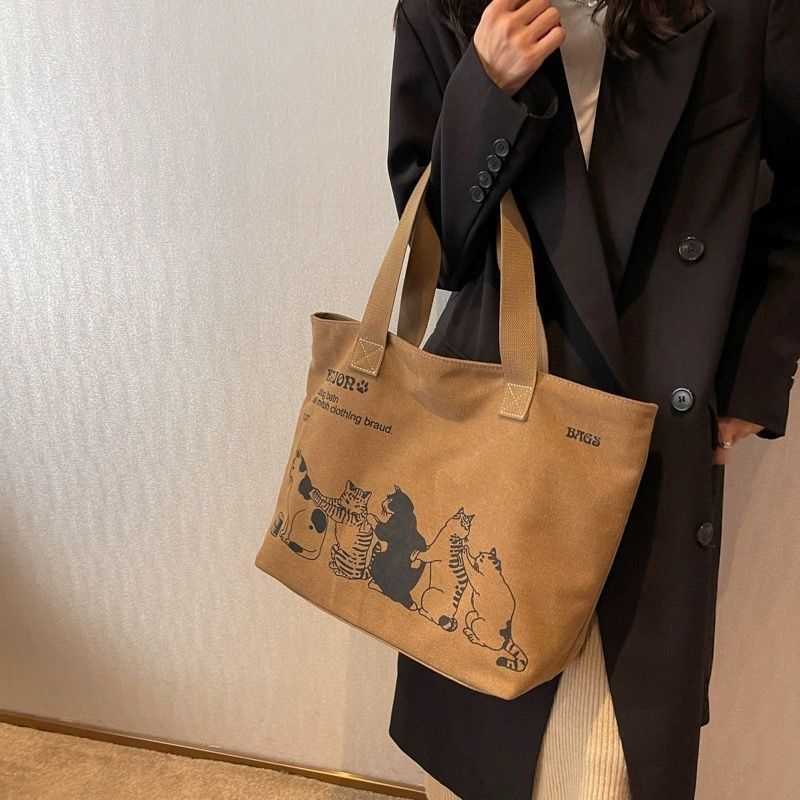 Women'S Tote Bags Designer - Женская модная холщовая сумка-тоут: вместительная, прочная,