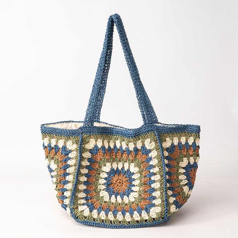 Crochet Market Bag - Летняя сумка ручной работы с цветовым