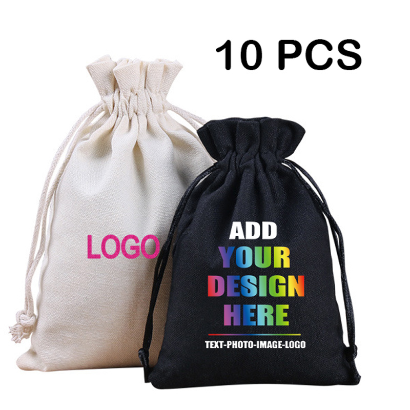 Women Bags Price - 10 шт./партия, хлопковые пакеты на шнурке