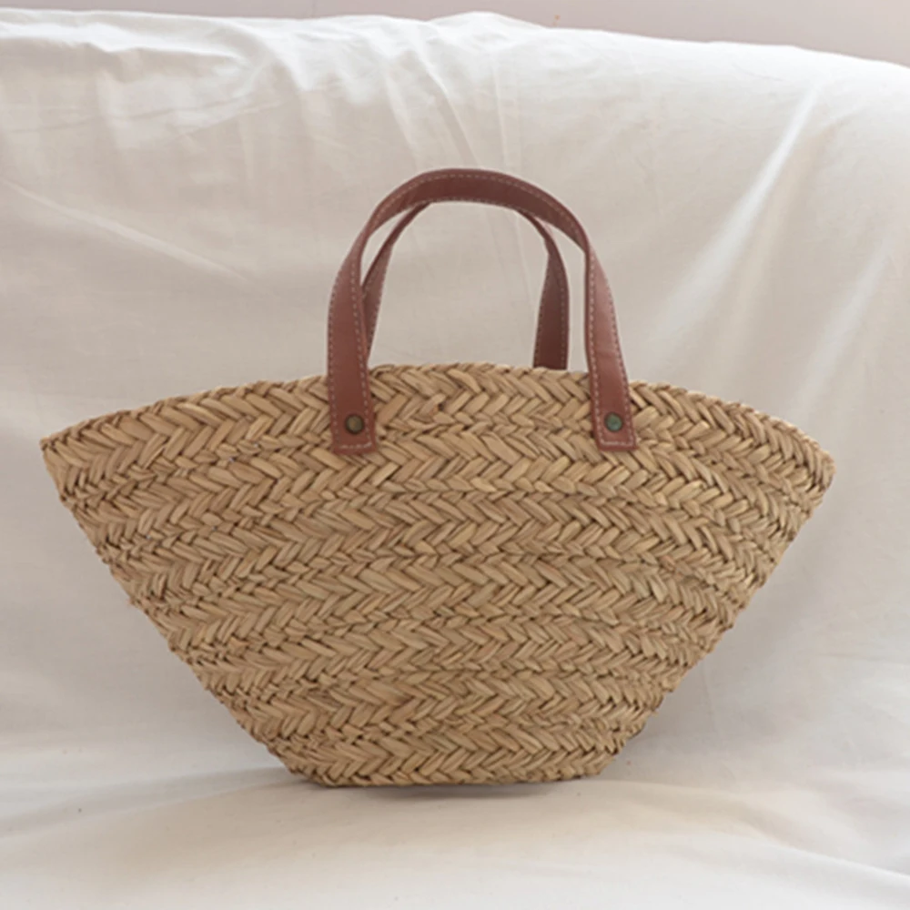 Women'S Tote Bags Designer - Богемные соломенные сумки из ротанга для