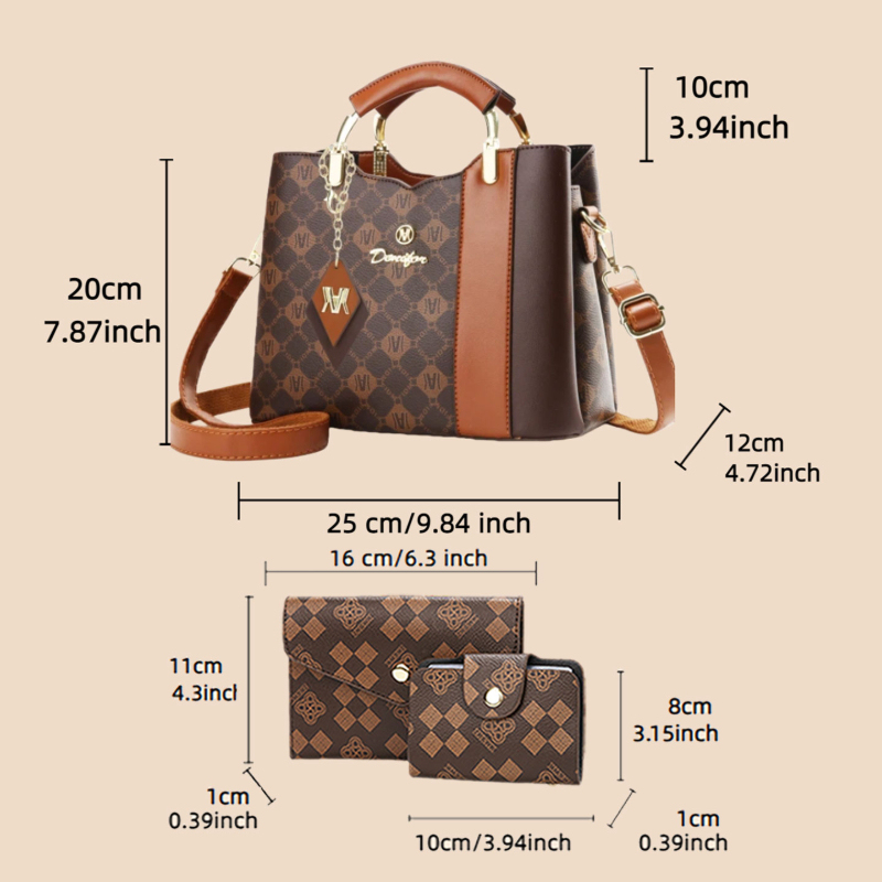 Набор из 3 женских сумок с мод – обзор и цена Women Bags Designer