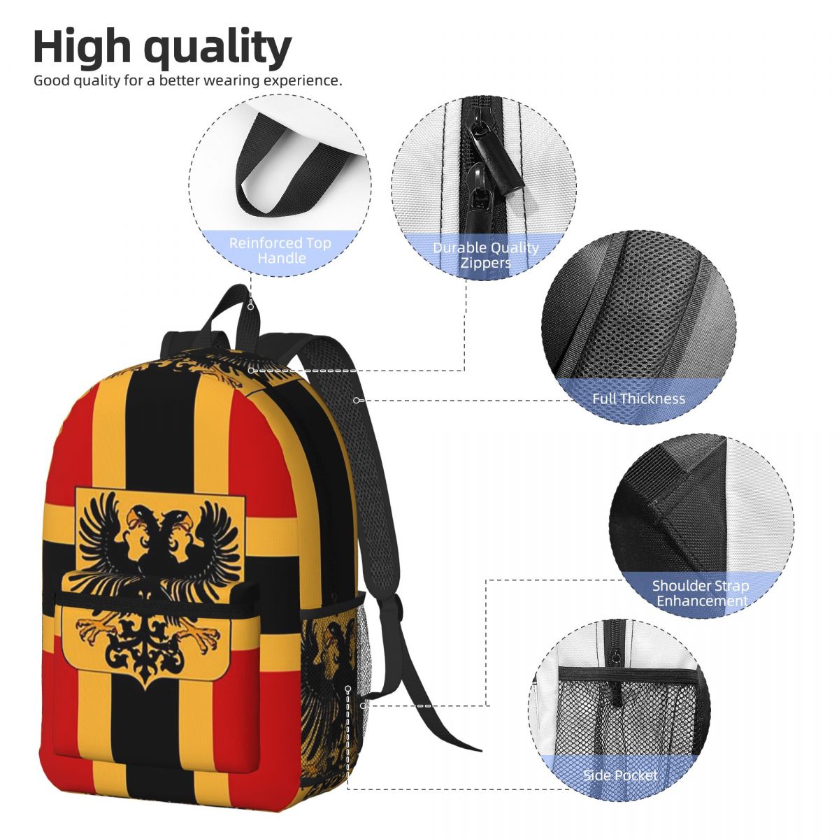 Рюкзак с флагом Германии DK Re – обзор и цена Women Bags Germany