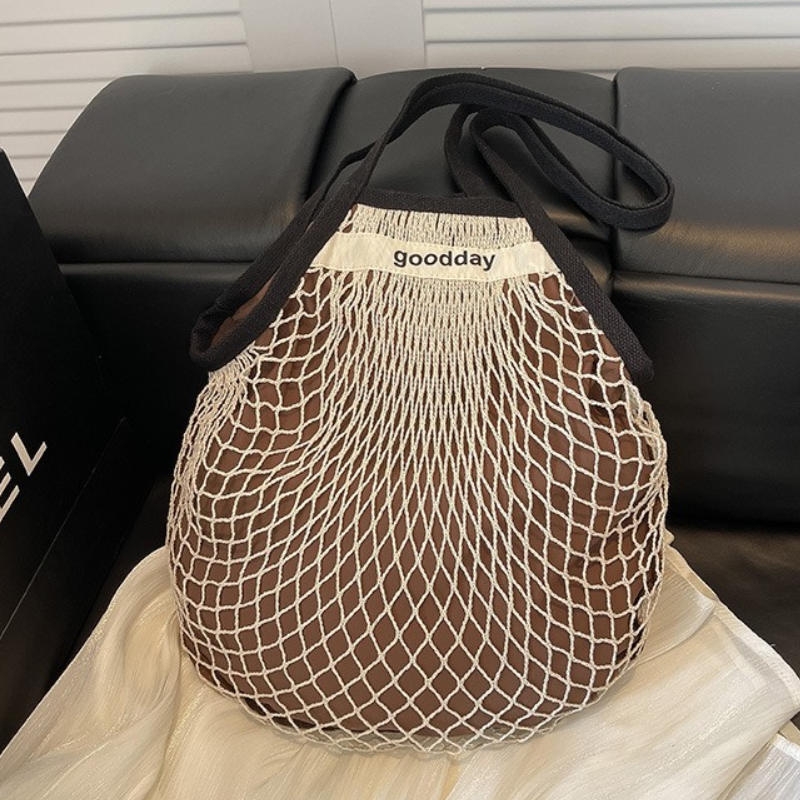 Летняя пляжная легкая сумка че – обзор и цена Crochet Market Bag
