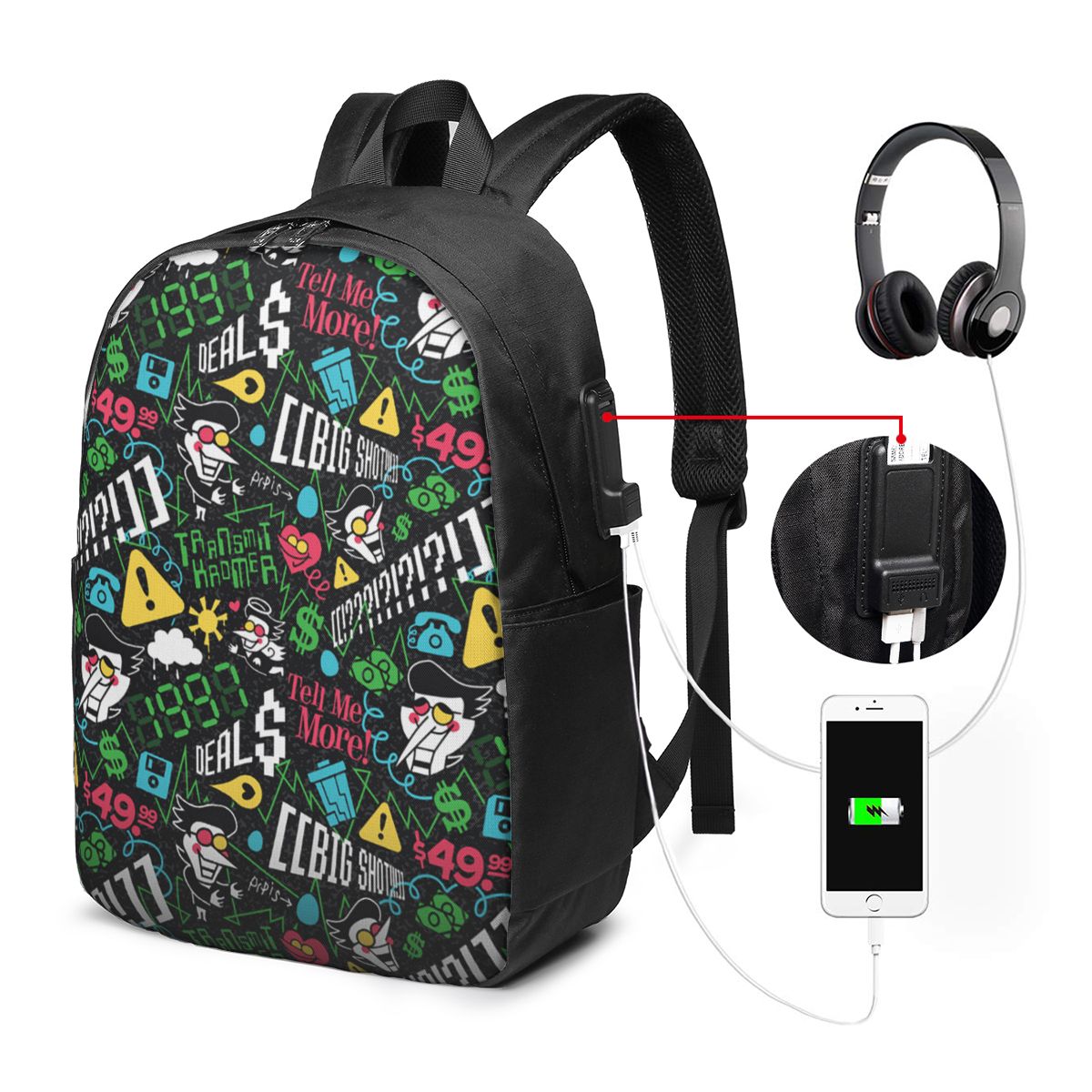 Рюкзак Deltarune SPAMTON G, до – обзор и цена Women Bags For College
