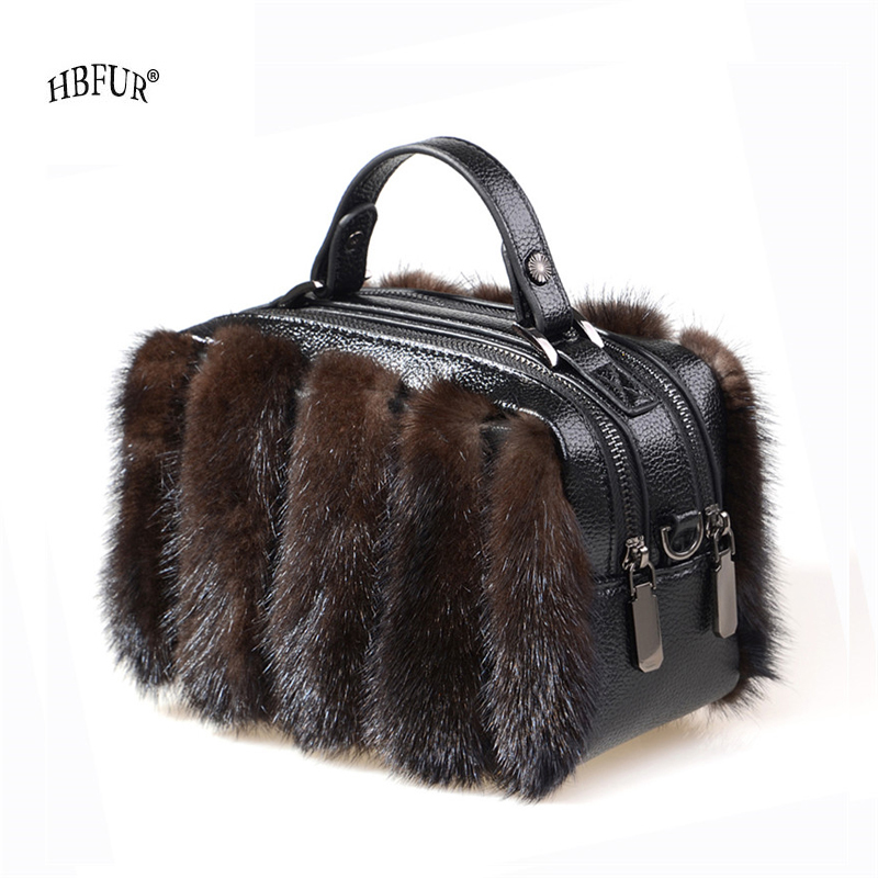 Сумка из натурального меха нор – обзор и цена Women Bags Pk