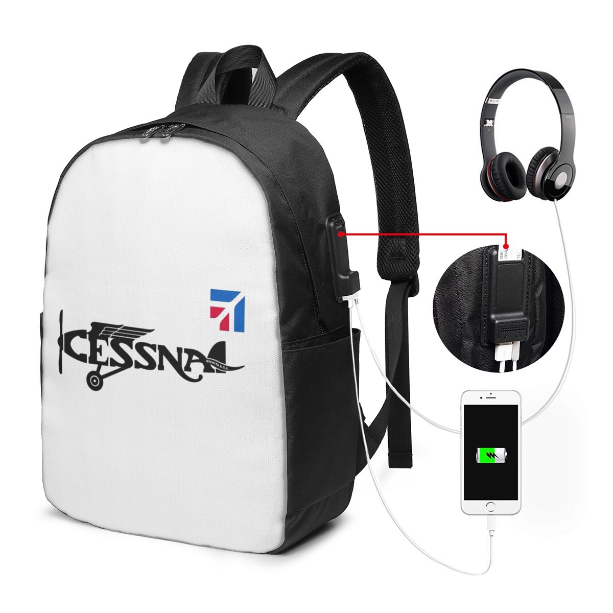 Рюкзак с логотипом Cessna, дор – обзор и цена Women Bags For College