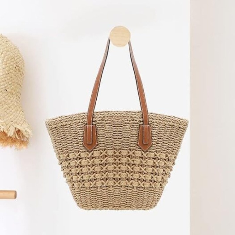 Новая женская соломенная сумка – обзор и цена Crochet Market Bag