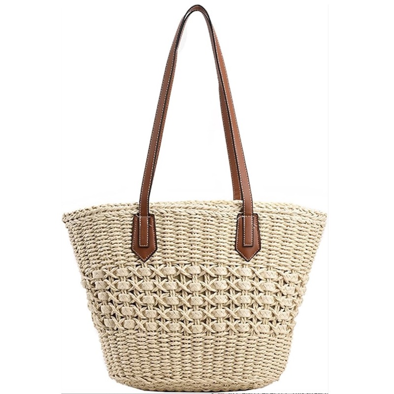 Новая женская соломенная сумка – обзор и цена Crochet Market Bag