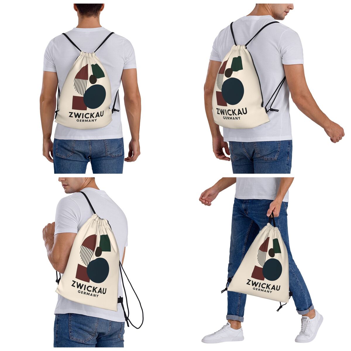 Геометрические рюкзаки Zwickau – обзор и цена Women Bags Germany