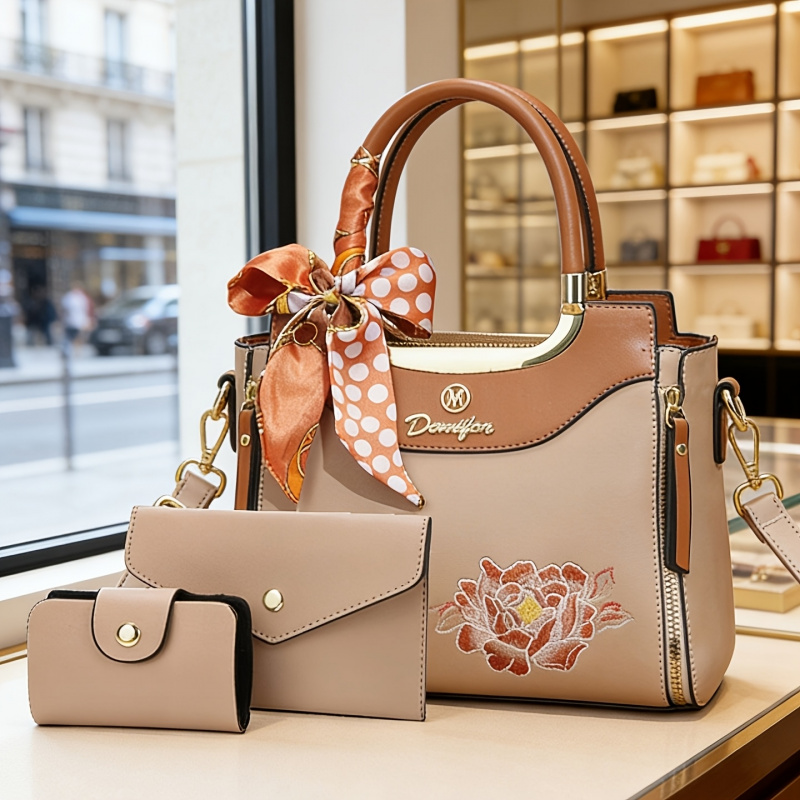 Высококачественный набор из 3  – обзор и цена Women Bags For Office