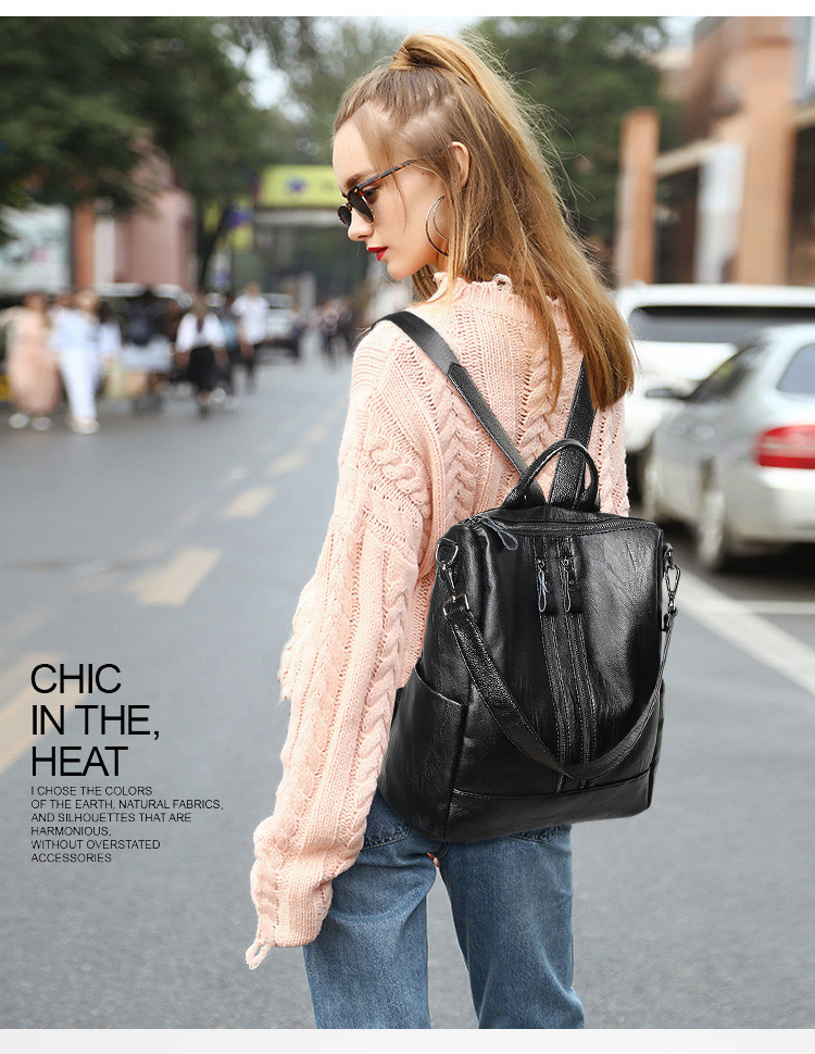 Женский рюкзак из мягкой кожи, – обзор и цена Women Bags For Office