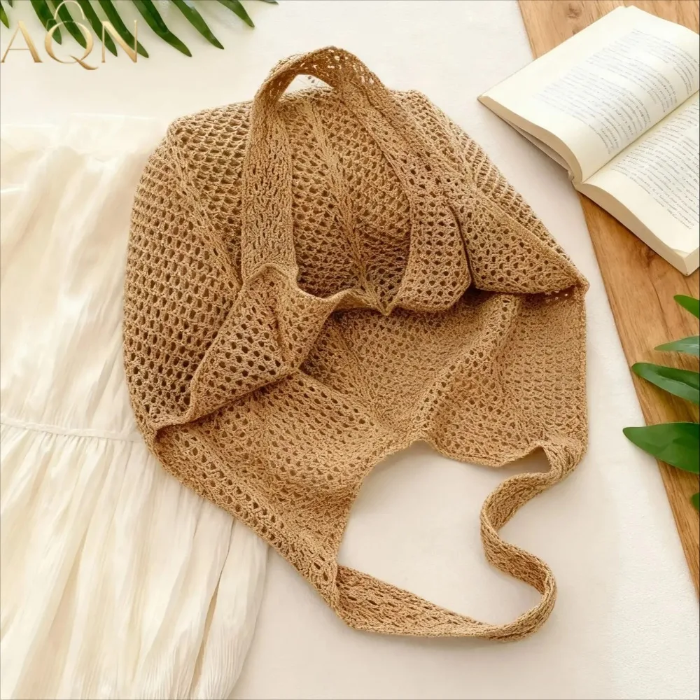 Женская повседневная плетеная  – обзор и цена Crochet Market Bag