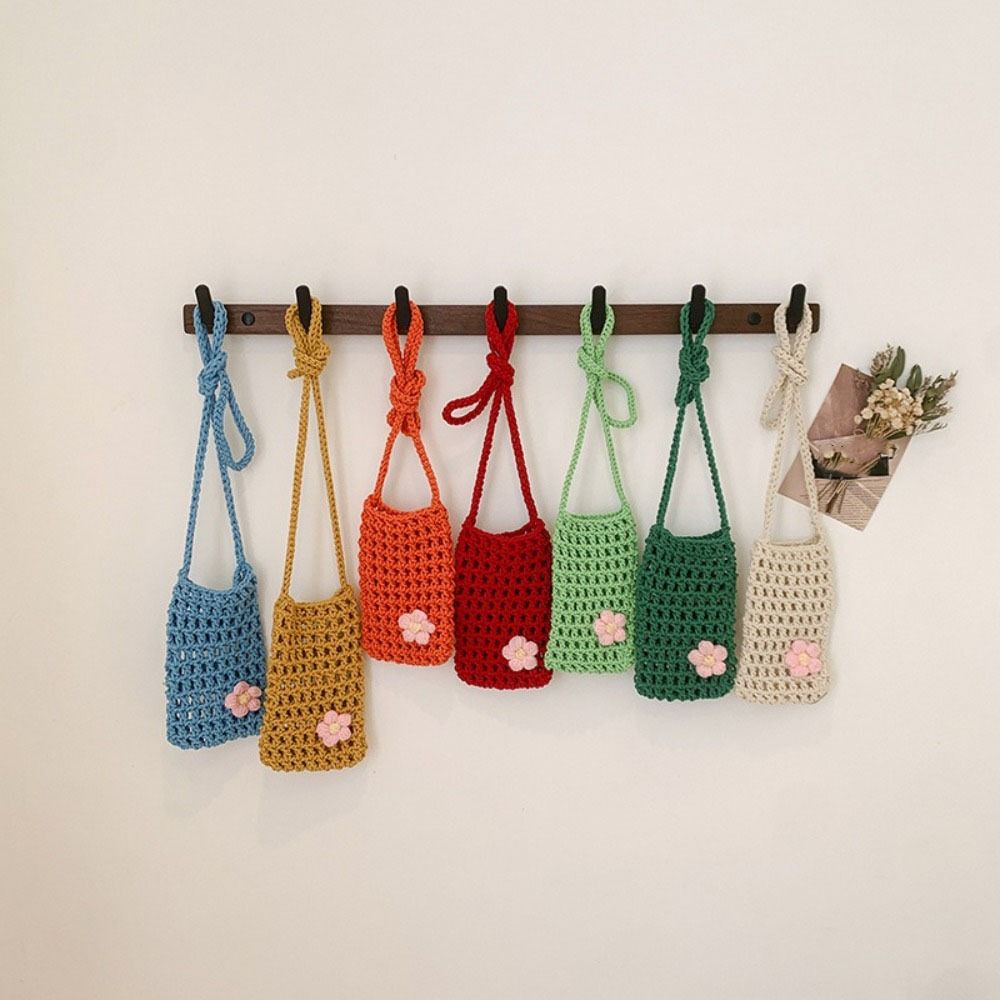 Милая сумка через плечо с цвет – обзор и цена Crochet Market Bag