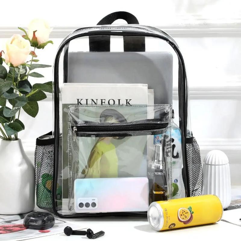 Прозрачный рюкзак из ПВХ для з – обзор и цена Women Bags Designer