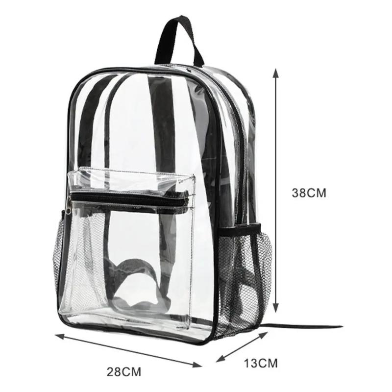 Прозрачный рюкзак из ПВХ для з – обзор и цена Women Bags Designer