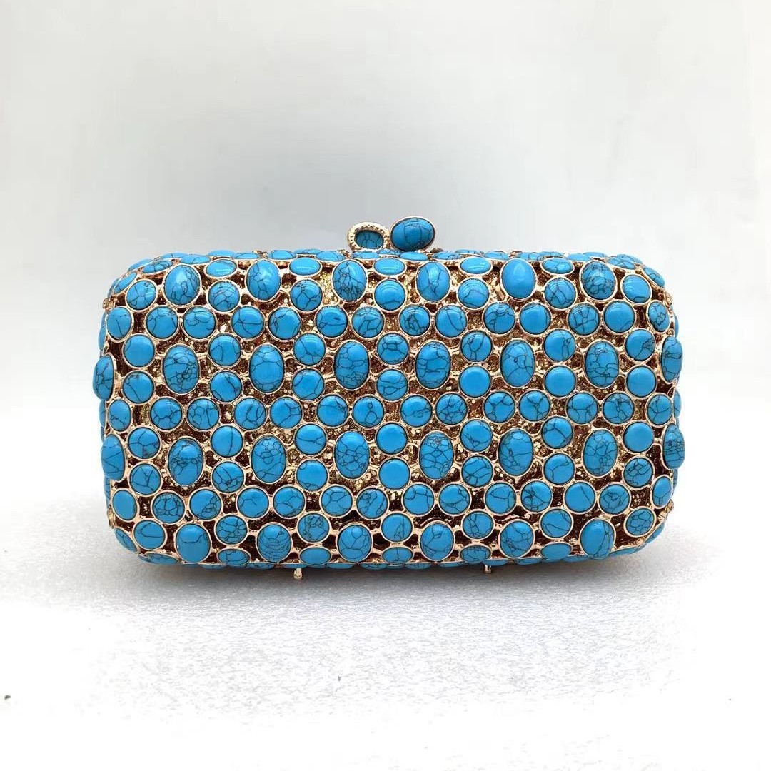 Женские бирюзовые вечерние кла – обзор и цена Women Bags Green