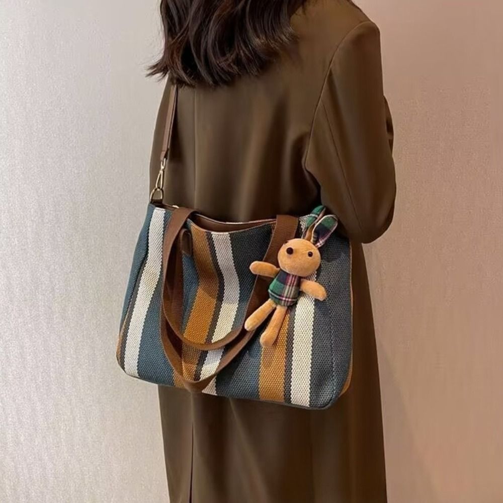 Новая тканевая полосатая сумка – обзор и цена Women Bags For Office