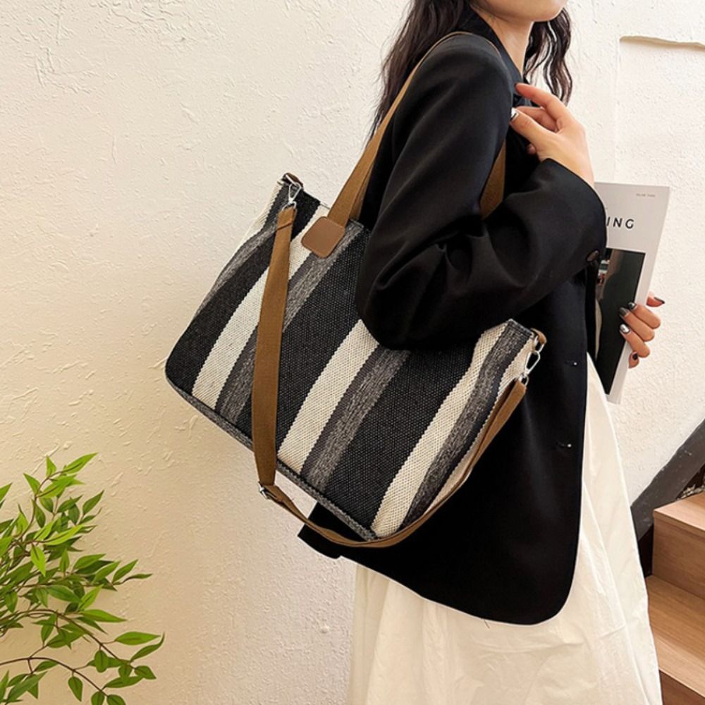 Новая тканевая полосатая сумка – обзор и цена Women Bags For Office